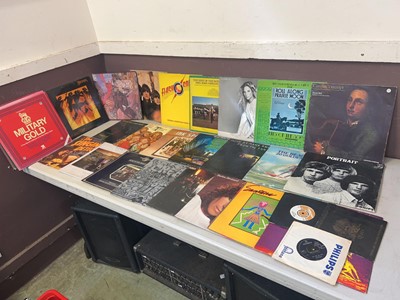 Lot An assortment of 33 and 45RPM records by...