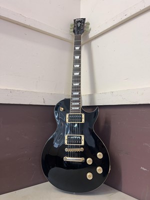 Lot A JHS Vintage black Les Paul style electric...