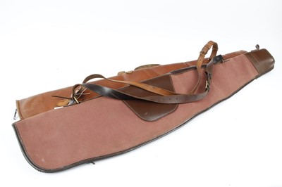 Lot 1367 - Two fleece-lined rifle slips, approx. 45 ins...