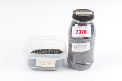 Lot 2376 - Two tubs No.9 shot