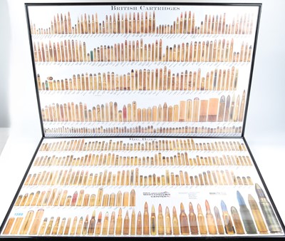 Lot 1380 - 'British Cartridges' and 'Big Bore' display...