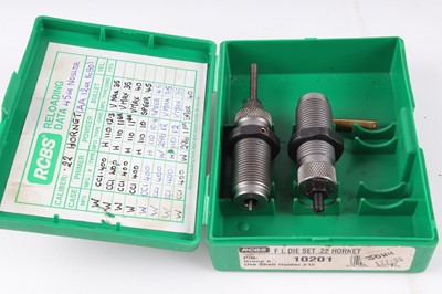 Lot 2904 - RCBS .22 Hornet FL die set