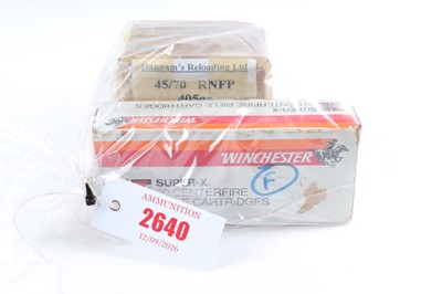 Lot 2640 - (S1) 69 x .45-70 (Govt.) assorted cartridges
