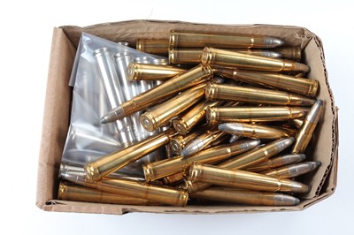 Lot 2644 - (S1) 73 x .375 H&H Mag. rifle cartridges,...