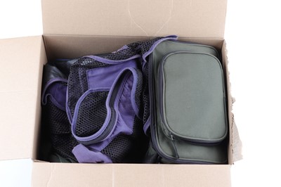 Lot 1374 - Large box of assorted gun bags and slips