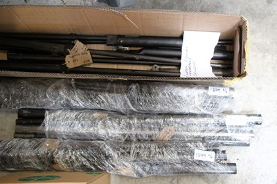 Lot 1379 - Three bundles and a box of various air rifle...