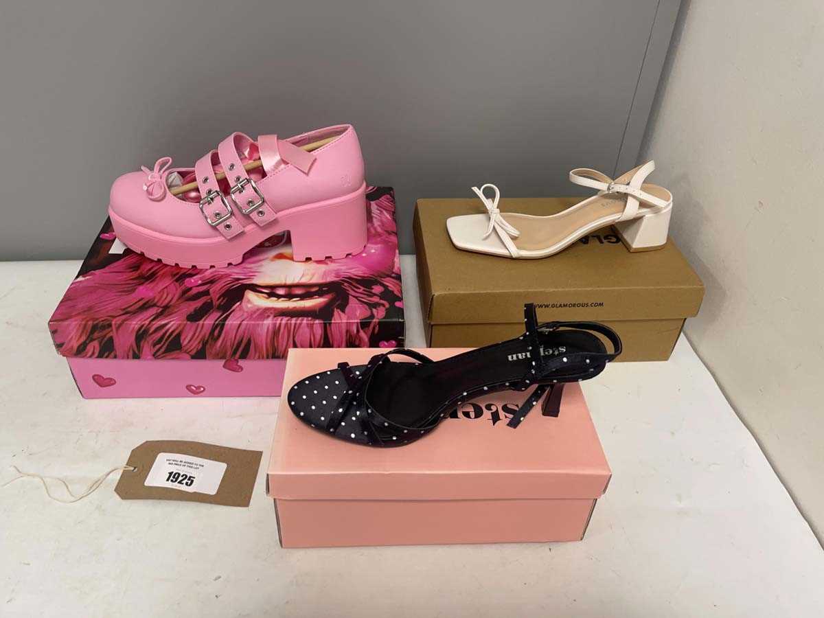 Lot 3x Boxed pairs of high heels to include...