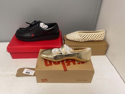 Lot 3x boxed pairs of shoes to include Office UK7,...