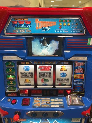 Lot 2176 - Thunderbirds Japanese Pachislo machine with...
