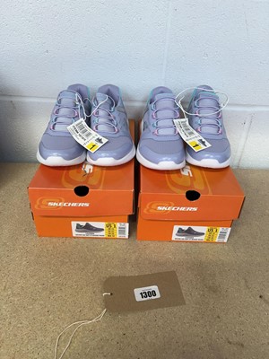 Lot 1828 - 2 x Skechers Kids Swift Fit Bounder trainers...