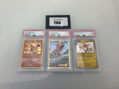 Lot 1155 - (3) 2016 Pokémon X&Y - BREAKpoint #123 -...