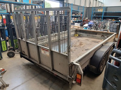 Lot 4328 - Wessex twin axle galvanised plant trailer...