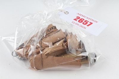 Lot 2657 - (S1) 7 x rolled brass Martini rounds...