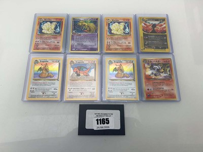 Lot 1165 - (8) Top Loaded Vintage Pokémon TCG cards...