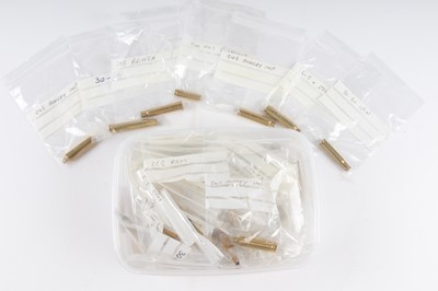 Lot 2911 - Tray of modified bullet-seating shells