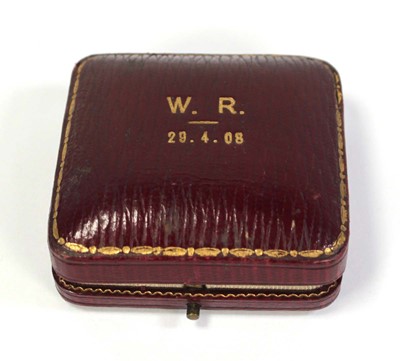 Lot 421 - An 18ct yellow gold half hunter fob watch, the...