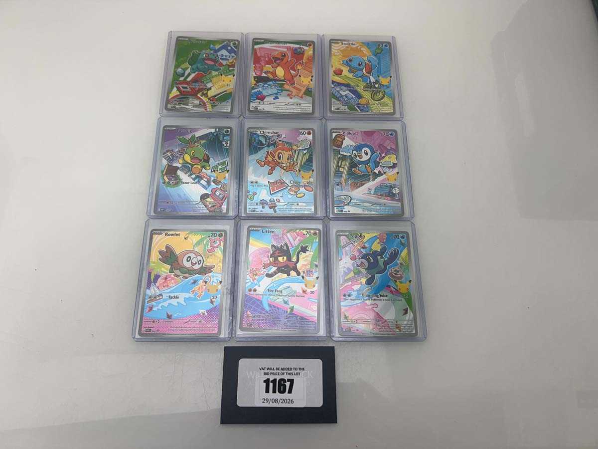 Lot 1167 - (9) Top Loaded Pokémon TCG: Mega Evolution...