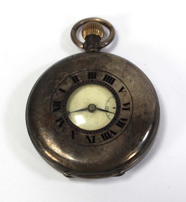 Lot 427 - A gold plated open face pocket watch by...
