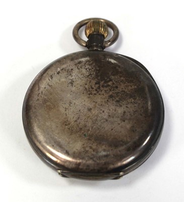 Lot 427 - A gold plated open face pocket watch by...