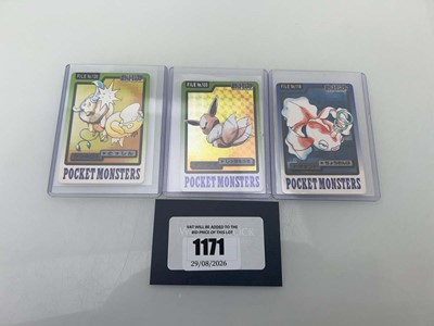 Lot 1171 - (3) Top Loaded Pokémon Japanese Bandai...