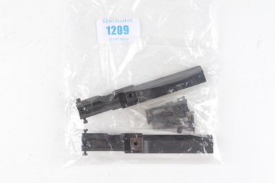 Lot 1209 - Two rear sights for Lee Enfield and two scope...