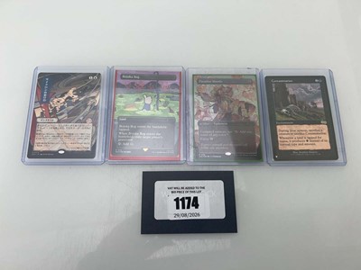 Lot 1174 - (4) Top Loaded Magic the Gathering cards from...
