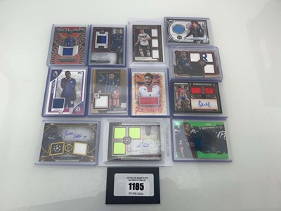 Lot 1185 - (12) Top Loaded Patch Football trading cards...