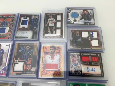 Lot 1185 - (12) Top Loaded Patch Football trading cards...