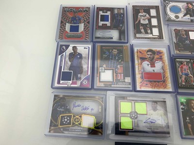 Lot 1185 - (12) Top Loaded Patch Football trading cards...