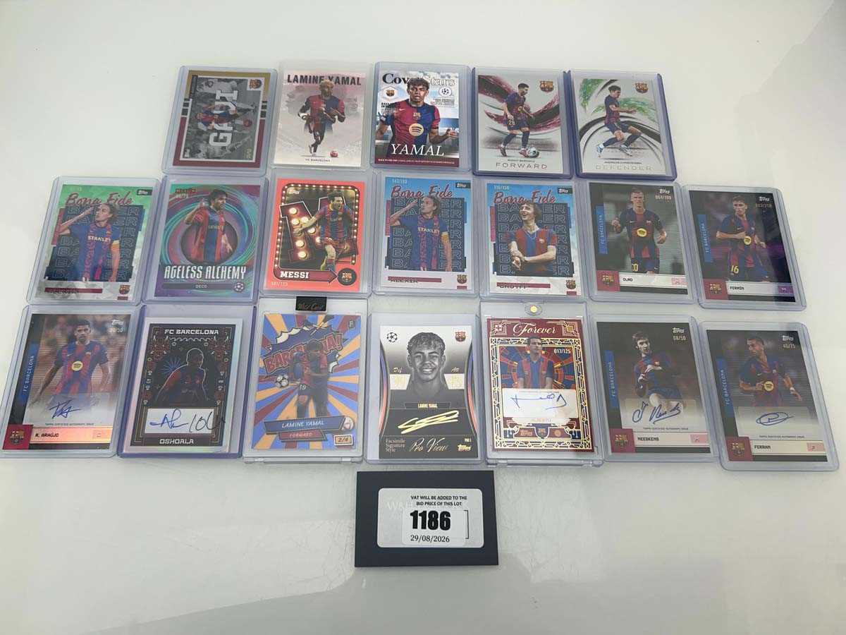 Lot 1186 - (19) Top Loaded FC Barcelona Football trading...