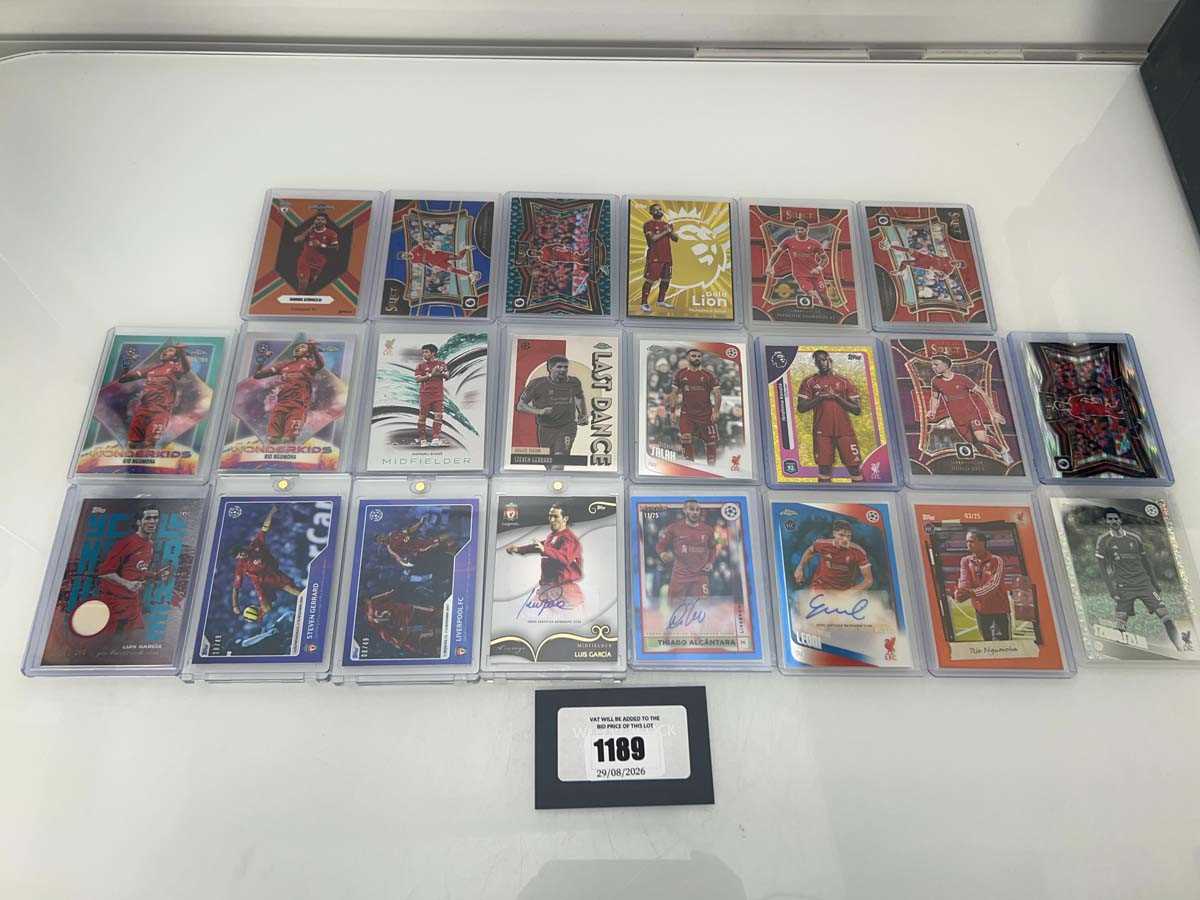 Lot 1189 - (22) Top Loaded Liverpool FC Football trading...