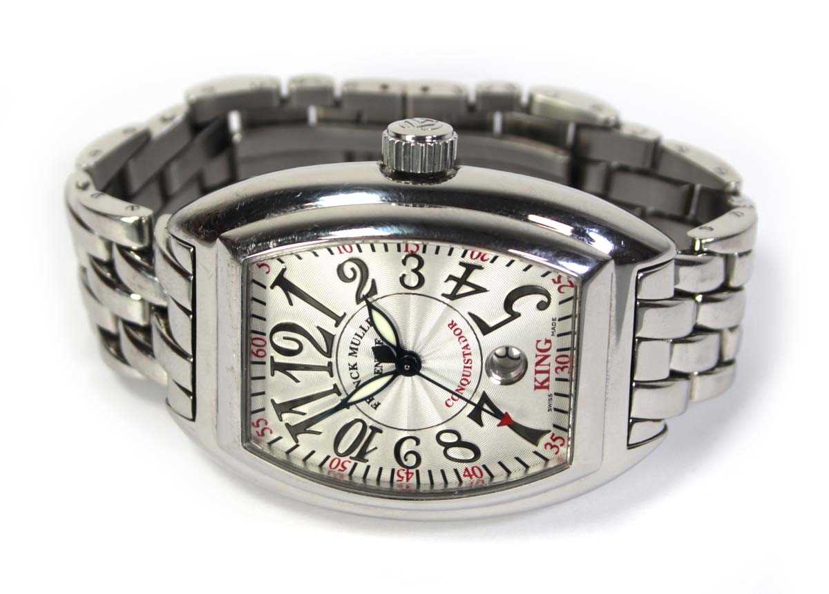 Lot 451 - A gentleman's stainless steel King...