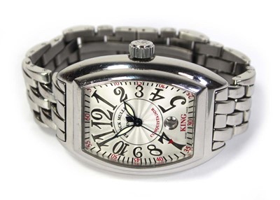 Lot 451 - A gentleman's stainless steel King...