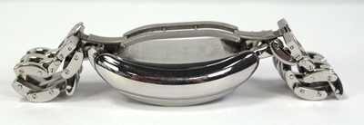 Lot 451 - A gentleman's stainless steel King...