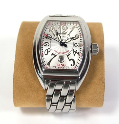 Lot 451 - A gentleman's stainless steel King...