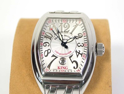 Lot 451 - A gentleman's stainless steel King...