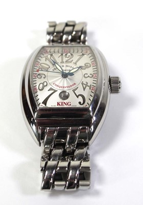 Lot 451 - A gentleman's stainless steel King...
