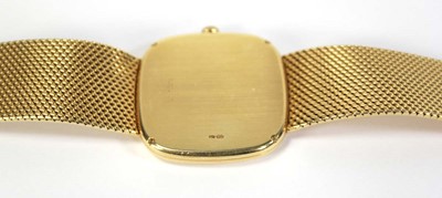 Lot 452 - A gentleman's 18ct yellow gold wristwatch by...