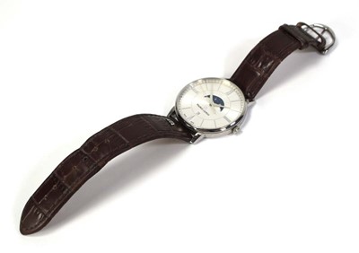 Lot 453 - A gentleman's stainless steel wristwatch by...