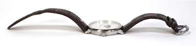 Lot 453 - A gentleman's stainless steel wristwatch by...