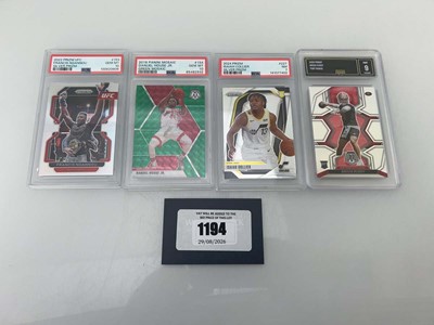 Lot 1194 - (4) Prizm UFC - Francis Ngannou Silver Prizm...