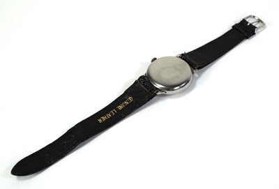 Lot 456 - A unisex stainless steel wristwatch by Omega,...