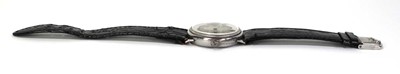 Lot 456 - A unisex stainless steel wristwatch by Omega,...