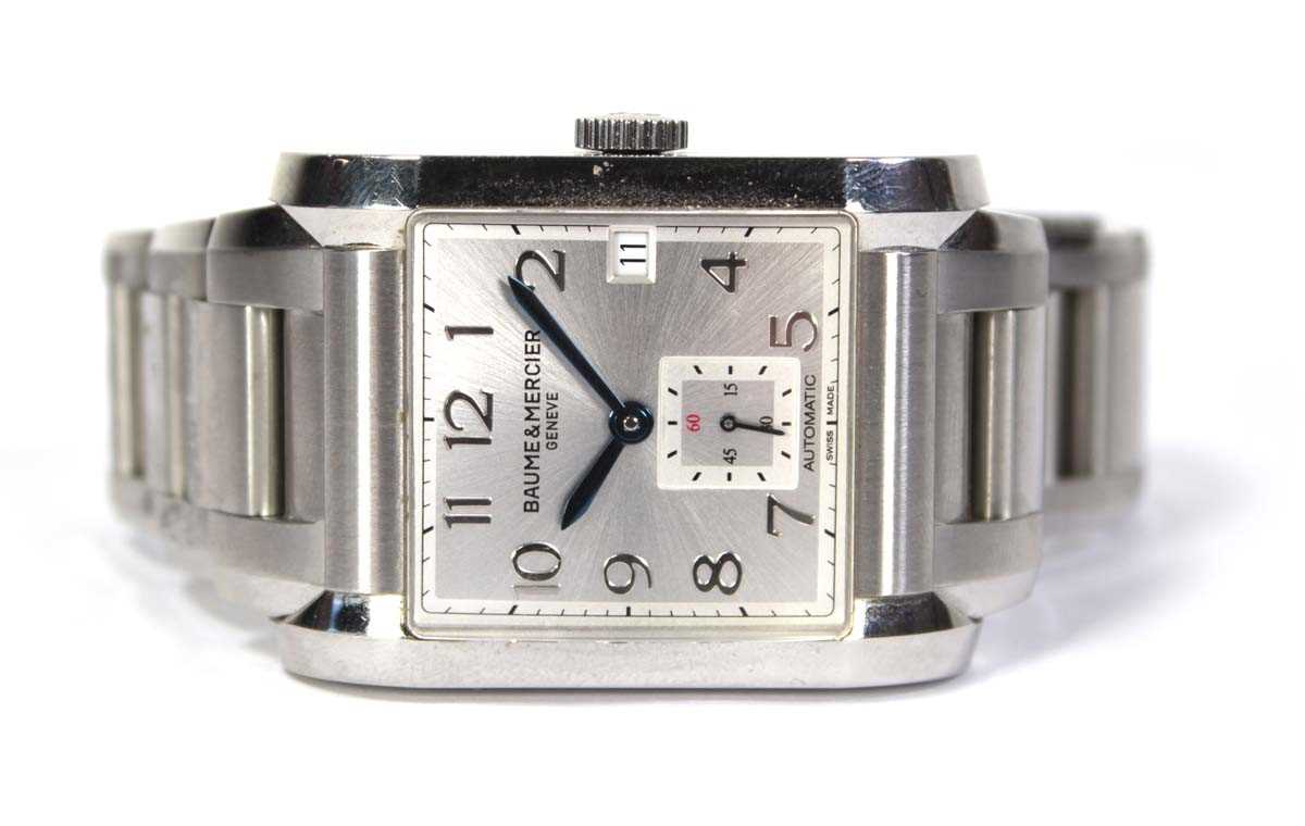 Lot 457 - A gentleman's stainless steel Hampton...