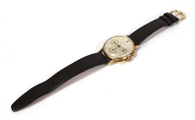 Lot 458 - A gentleman's yellow metal wristwatch by...