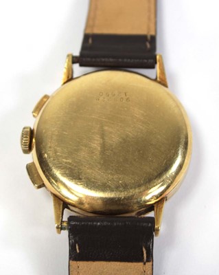 Lot 458 - A gentleman's yellow metal wristwatch by...