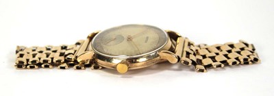 Lot 459 - A gentleman's 9ct yellow gold wristwatch by...