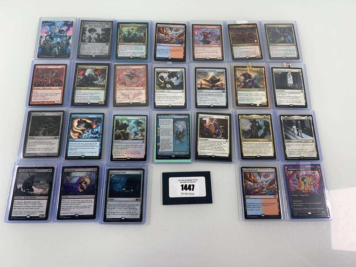 Lot 1447 - Quantity of Top Loaded Magic the Gathering...