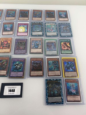 Lot 1448 - Quantity of Top Loaded Yu-Gi-Oh cards from...