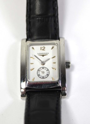 Lot 462 - A ladies stainless steel wristwatch by...